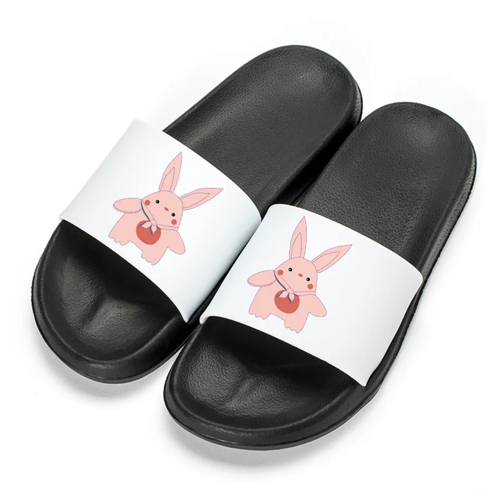 

Animals Printing Fashion Slippers Women Sole Sandals Summer Shoes Couple Beach Slides Home Shower Indoor Bathroom