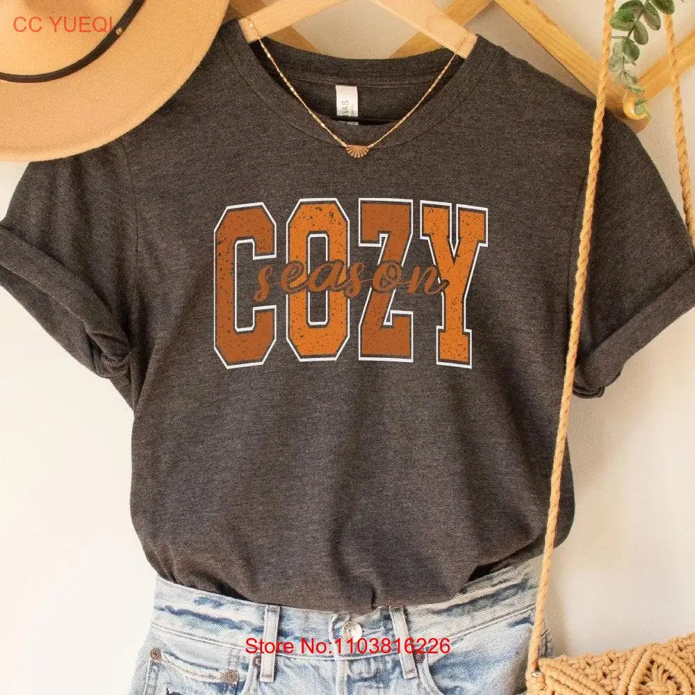 Уютная сезонная осенне-осенняя футболка в стиле ретро с тыквой и листьями специи