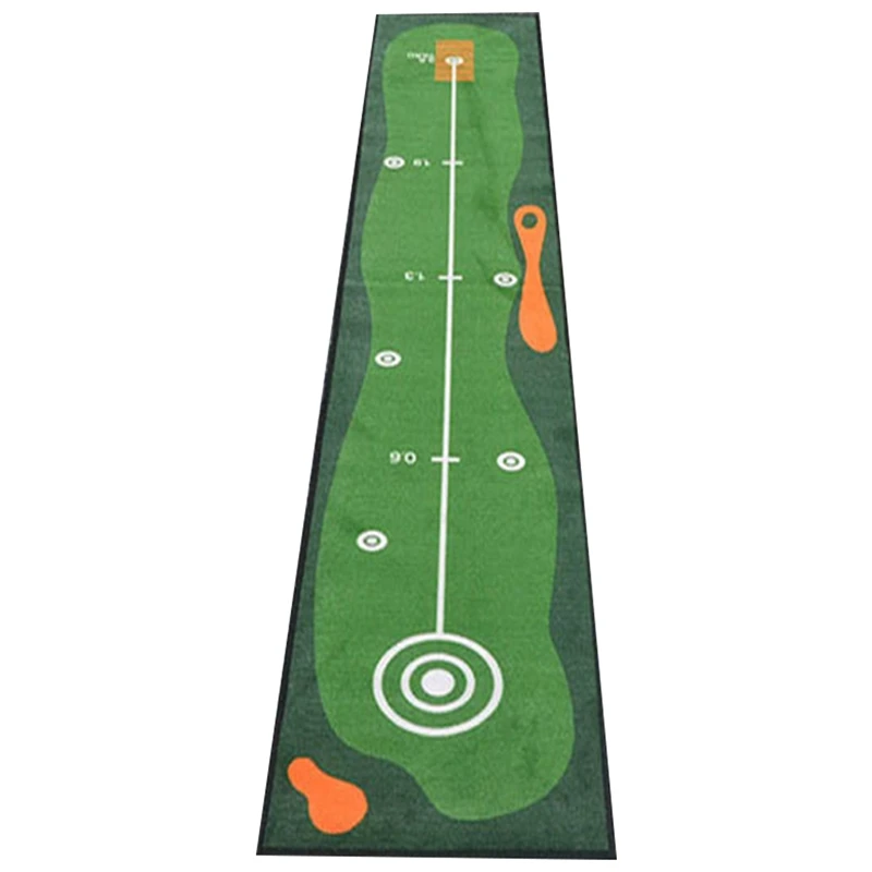 

Golf Carpet Putting Mat Thick Smooth Practice Putting Rug for Indoor Home Office Golf Practice Grass Mat Golf Training