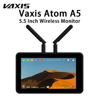 vaxis atom a5 tx rx wireless monitor 5 5 inch highlight screen 150m video transmission system 150m distance video monitor