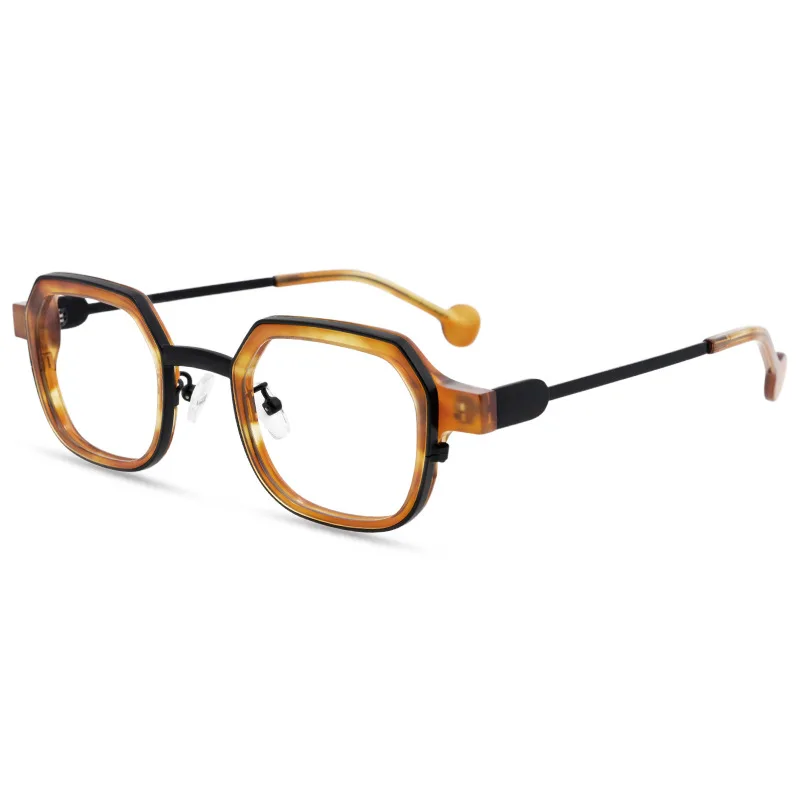 Нишевая литературная оправа для очков мужская персонализированная пластина