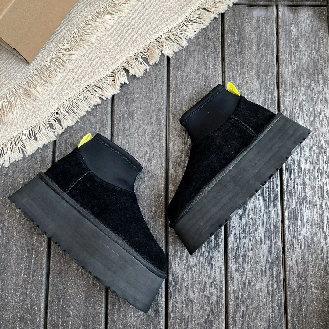 Женские зимние сапоги из овечьей шерсти