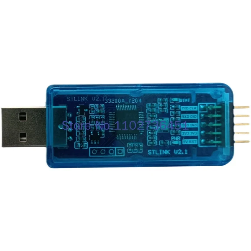 Отладочная плата ST-LINK V2.1 для программирования и прошивки STM32 с последовательным портом (art.: 3920dbfdce600) - 3920dbfdce600
