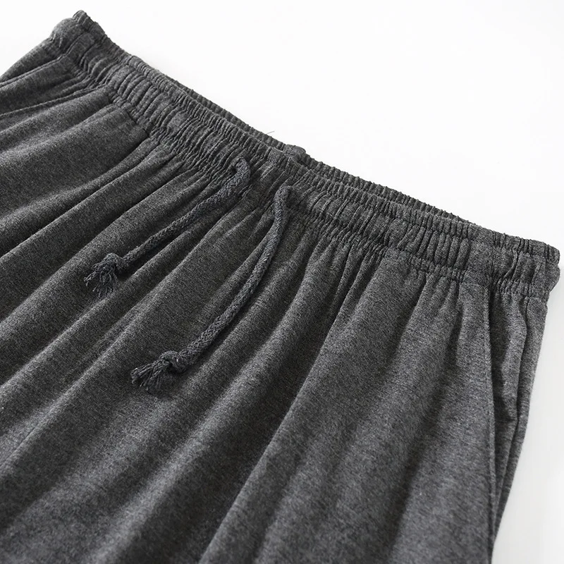 Pajamas Men's Shorts Summer Thin Five-point Home Shorts Loose and Casual Home Pants Pure Cotton Breathable and Soft Sleepwear