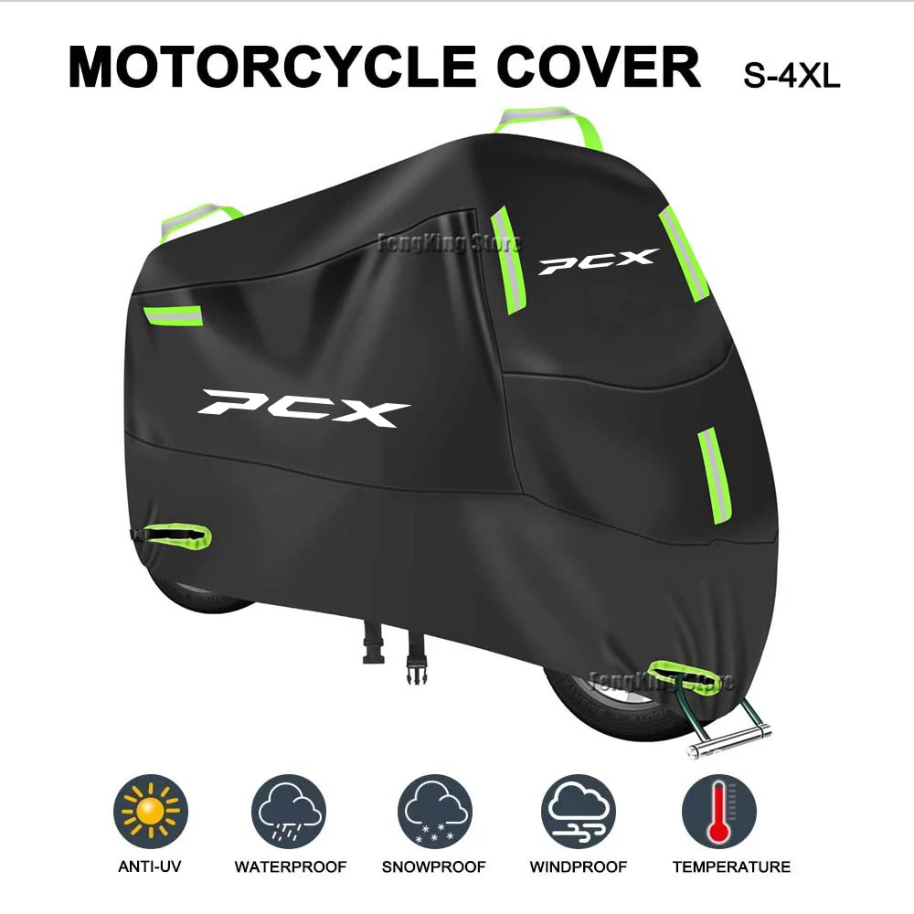 For HONDA PCX Motorcycle Cover Waterproof Outdoor Scooter UV Protector Rain