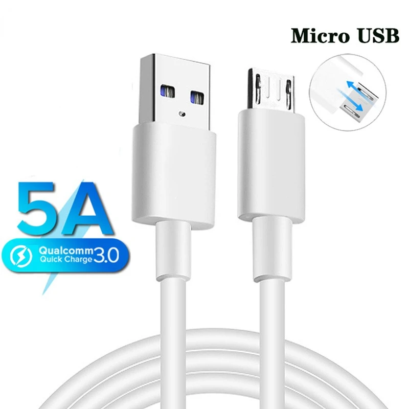 

Android Micro USB Data Cable Cord 5A Micro USB Cable Fast Charging Data Sync USB Charger Cable For Huawei Samsung Xiaomi