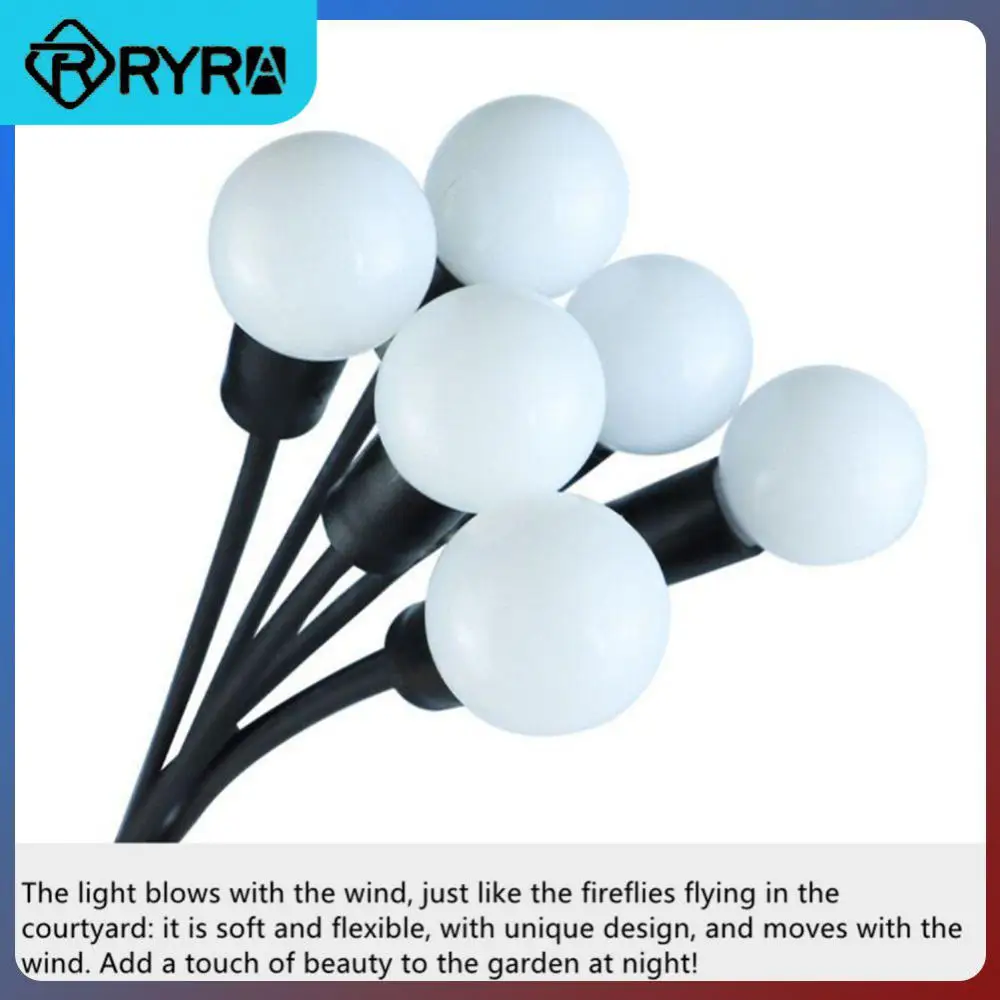 

Outdoor Lawn Fireworks Light Waterproof Colorful Led Firefly Lamp Garden Home Solar Outdoor Light Garden Sunlight Powered
