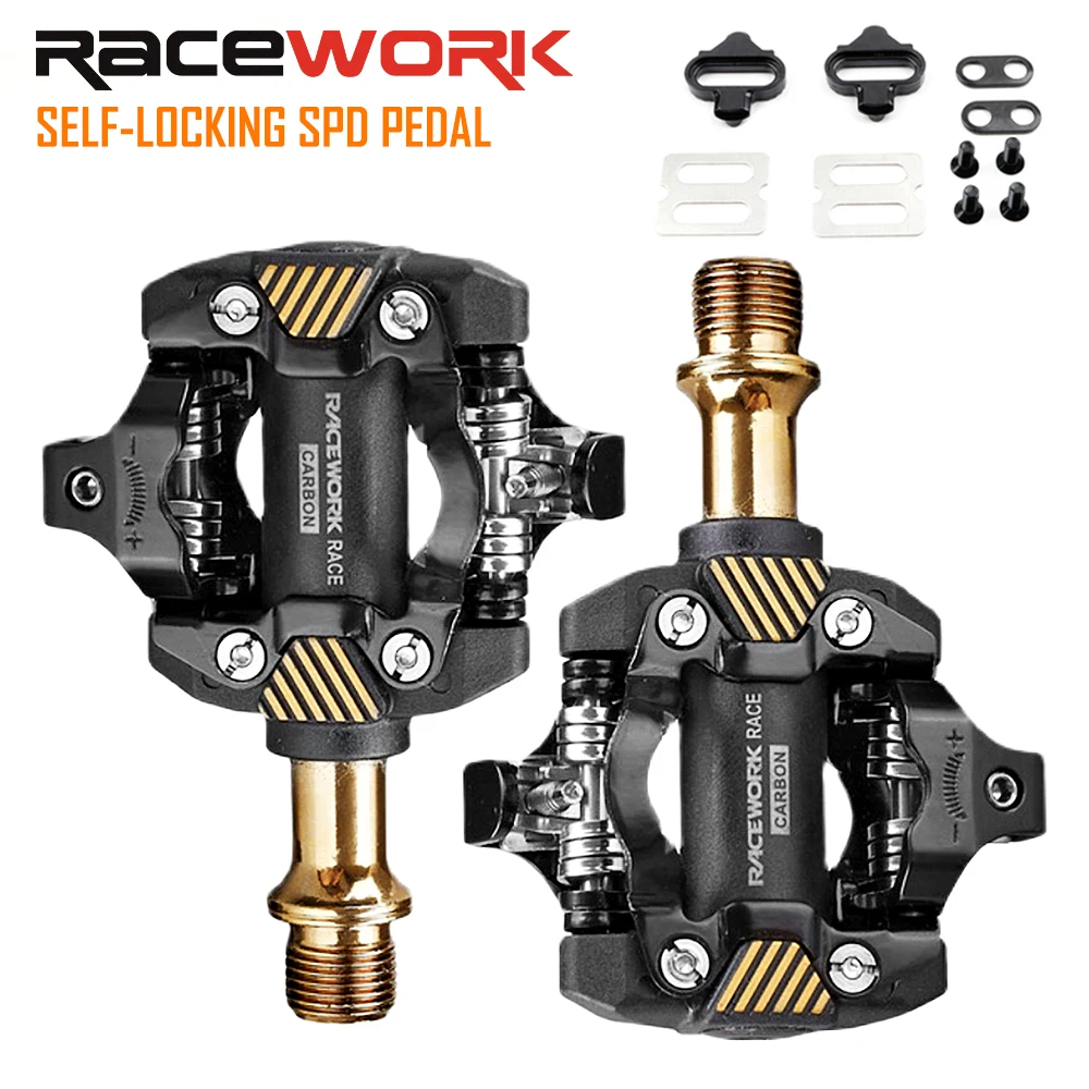Велосипедные подшипники RACEWORK автоматическая подставка для ног с зажимом Spd