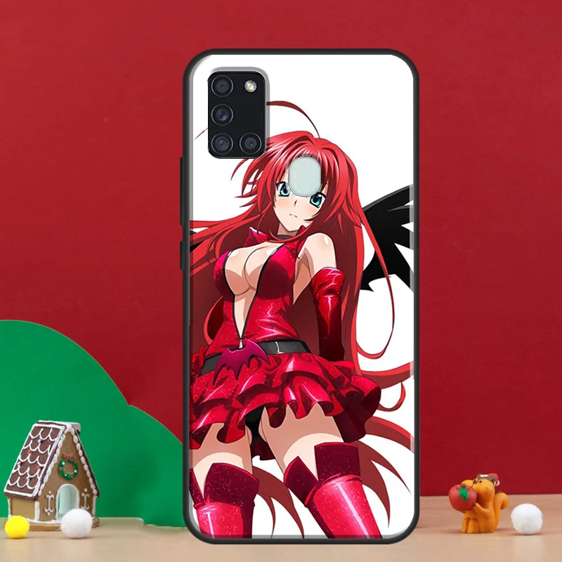 Старшая школа DxD Rias Gremory чехол для Samsung Galaxy A53 A33 A13 A73 A12 A22 A32 A52 A21S A51 A71 A50 A52S задняя