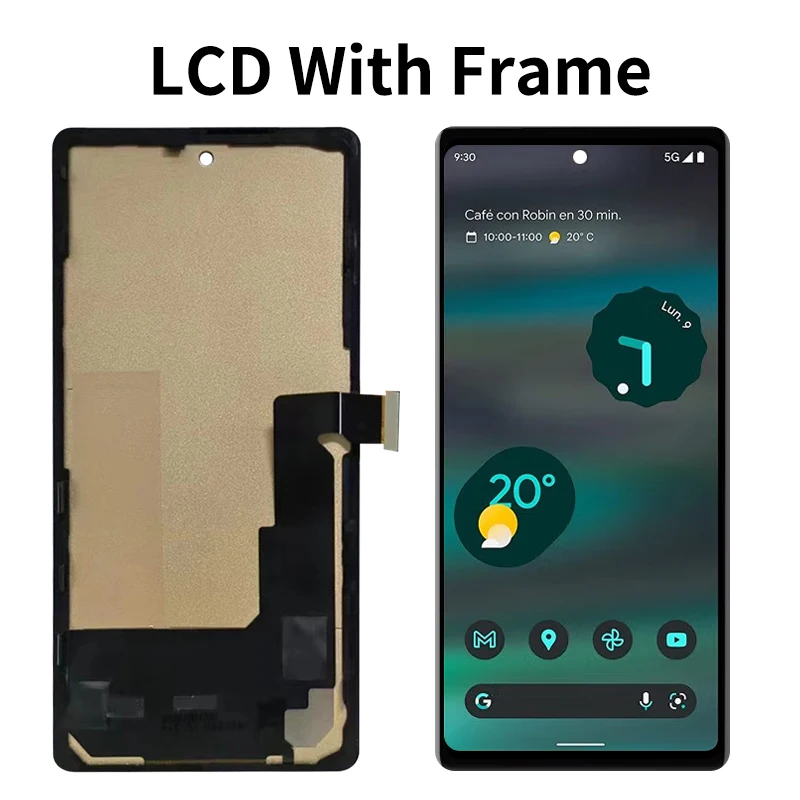 TFT качество для Google Pixel 6A ЖК-дисплей с сенсорным экраном и дигитайзером 6a ЖК-экран