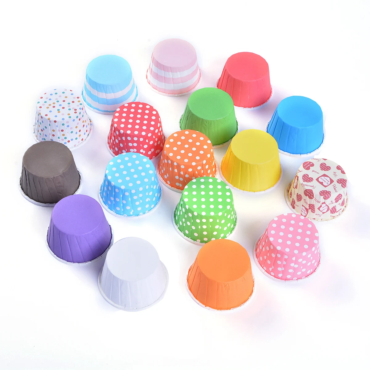

50pcs Large Cupcake Paper Cups Oilproof Cupcake Liner Baking Cup Tray Case Wedding Party Caissettes Golden Muffin Wrapper Paper