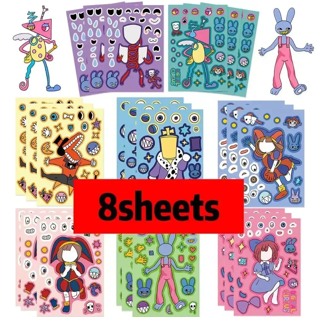 

Цифровые наклейки-пазлы MINISO