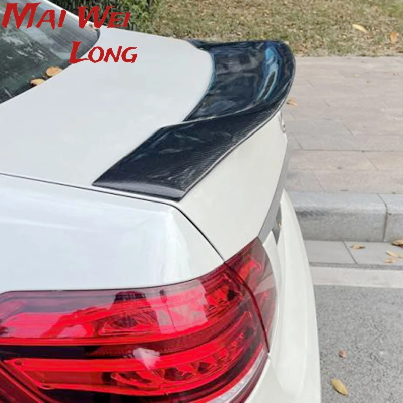 Стиль Renntech для Mercedes Benz E Class Sedan W212 E63 спойлер из углеродного волокна заднее крыло