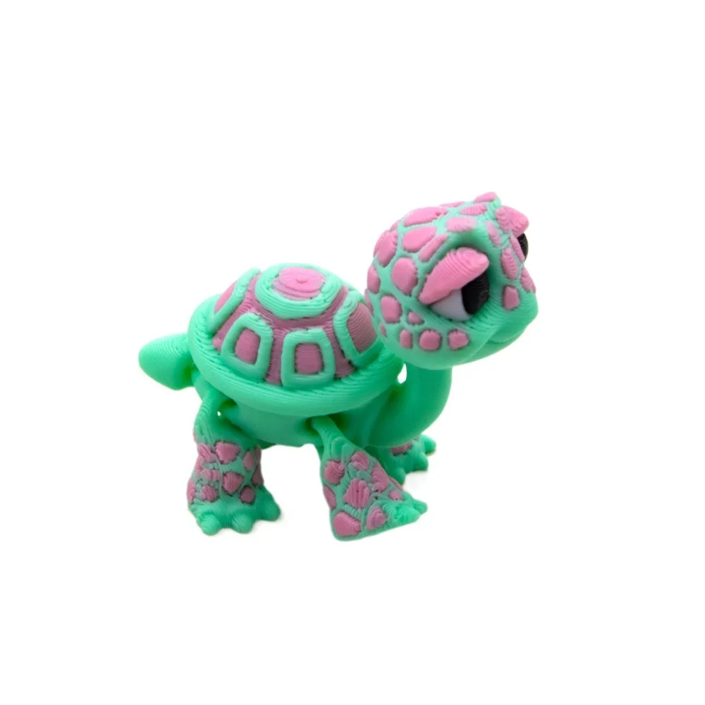 

3D-печатная модель черепахи из пластика