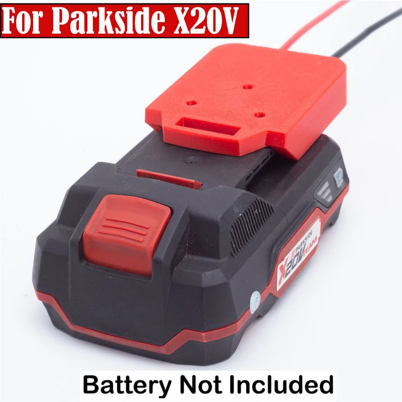 Power Wheels Adapter for Lidl Parkside X20V Team Lithium-ion Battery Connector 12AWG 14AWG enlarge