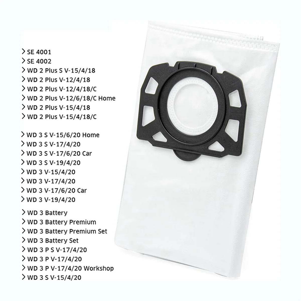 Мешки для пылесоса фильтр подходит Karcher KFI 357 KFI357 KA 40 сменный мешок 2 863-314.0WD2 Plus WD3