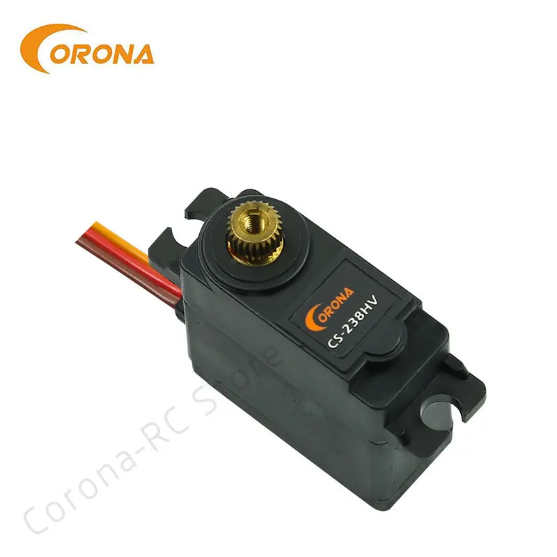 

Corona CS238HV Small Gripper Robot 58g /0.13sec Mechanical Claws Metal Gear Mini Servo RC Control Driving Flight Airplane