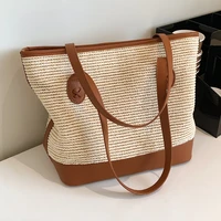popular womens bags2022new fashion luxurious high quality casual straw bags portable bucket bags shoulder messenger armpit bags
