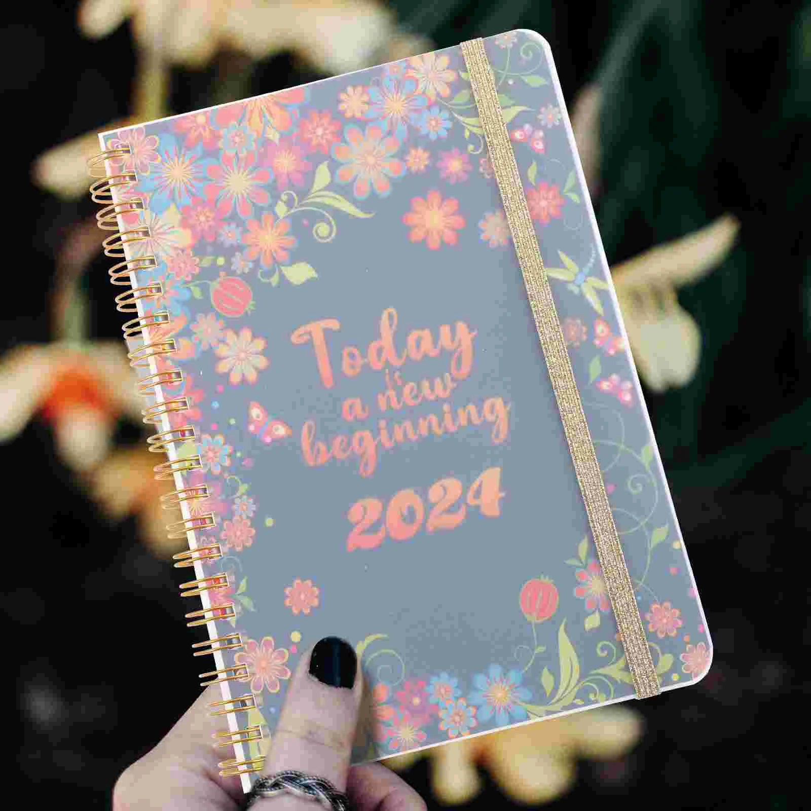 

Notebook Office Writing Teacher Lesson Planner Coil Academic Paper 2024-2026 Year Organizer Binder Work