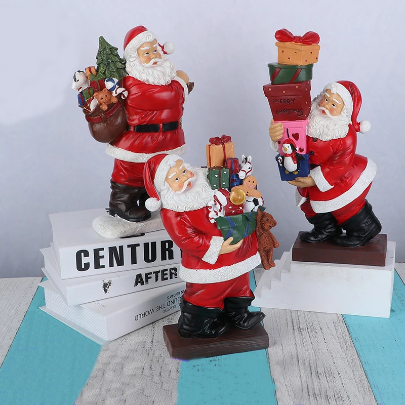 

2022 New Christmas Products Old Man Decorations Resin Crafts Home Christmas Party Decoration Doll Small Gifts Table Decorations