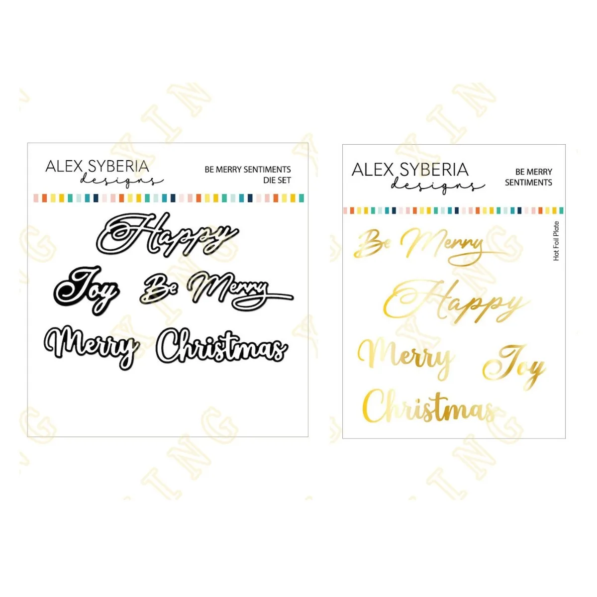 

New Be Merry Sentiments Metal Cutting Dies Solid Hot Foil Plate Scrapbook Diary Decoration Embossing Template DIY Greeting Card