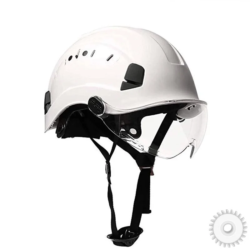 

Защитный шлем с очками, Мужская Строительная твердая шляпа, высококачественные защитные шлемы из АБС-пластика, Рабочая кепка для работы, ал...