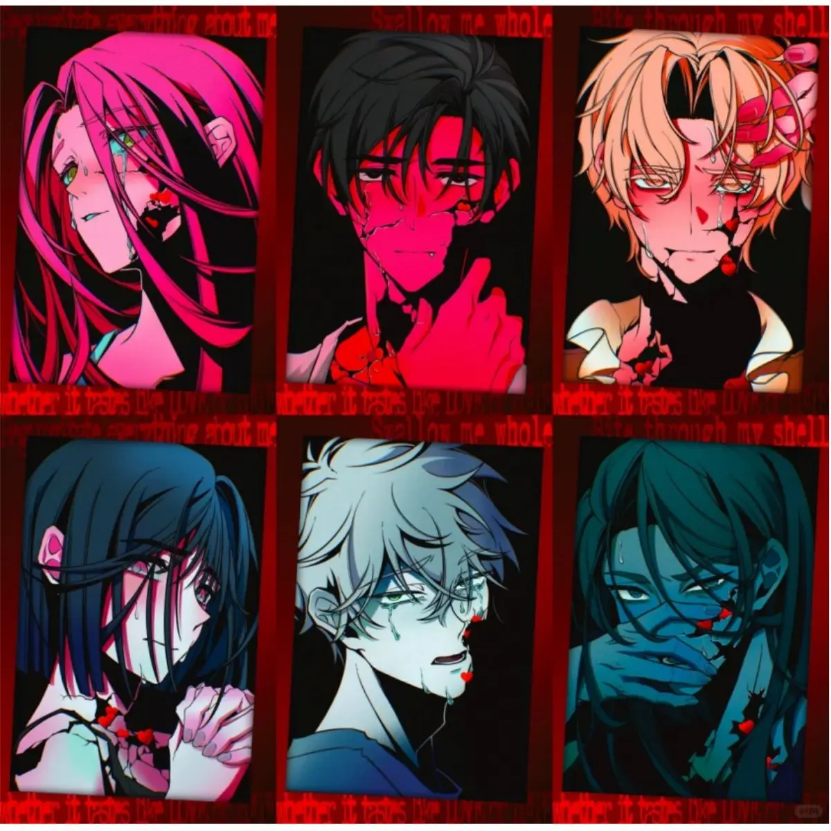 6 шт. аниме ALIEN STAGE Till Ivan Lomo маленькая открытка фотокарта HD маленький альбом