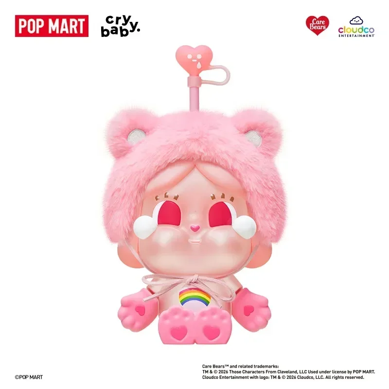 Фото POP MART CRYBABY Серия Care Bears Стеклянная кружка с трубочкой Модная игрушка-сюрприз в случайной коробке Загадочная коробка-сюрприз Фигурка-сюрприз Подарок-сюрприз №3