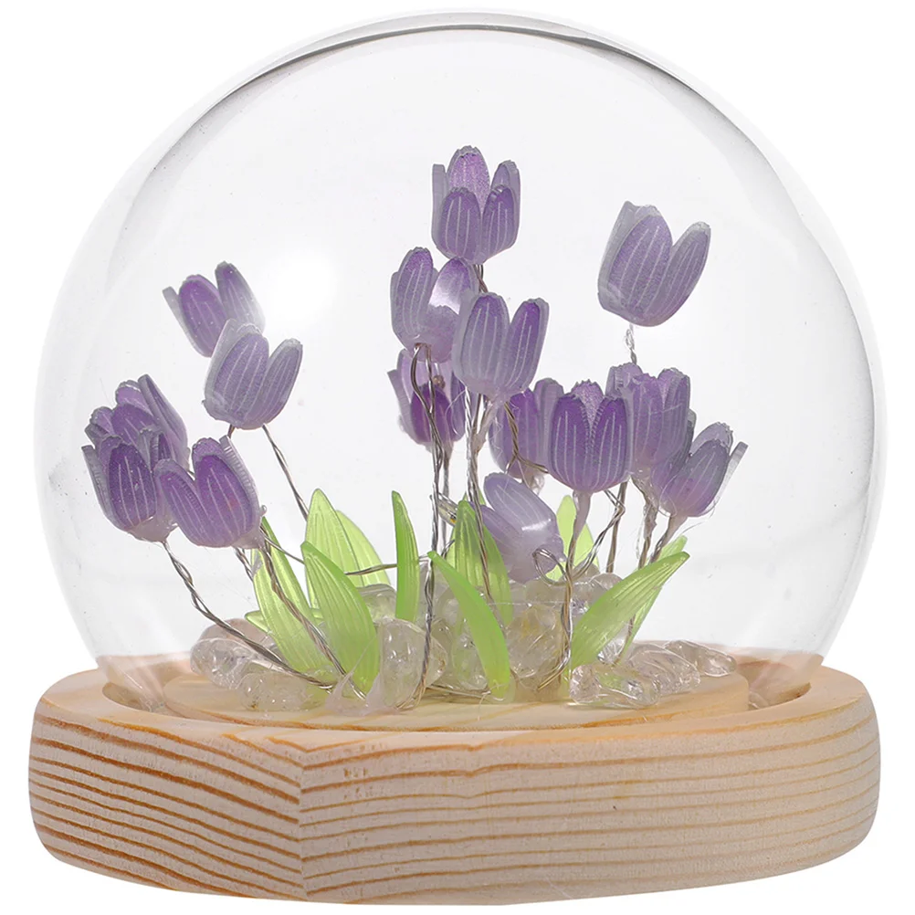 

Tulip Saya Decor Night Light Lamp Warm DIY Kit Unique Flower Lamps Bedrooms Plastic Nightlight Creative