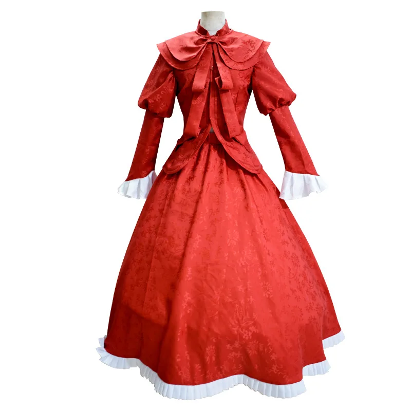 

Costume Uniform Dresses Halloween Party Anime Cosplay Shadows House Emilico Kate Maid Dress Carnival Role Playing Suit