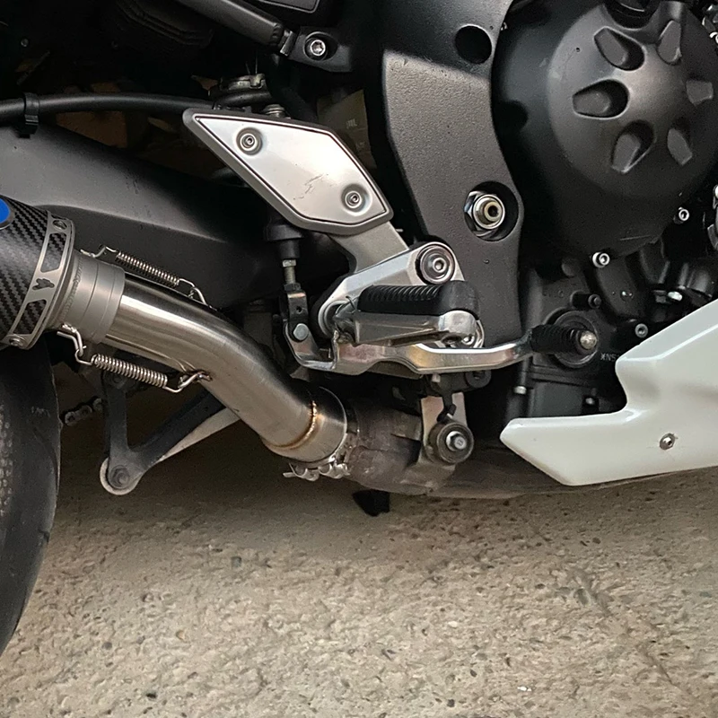 Для YAMAHA FZ1 FZ1N FZ1000 06-2015 Соединительная труба модификация fAK выхлопная мотоцикла