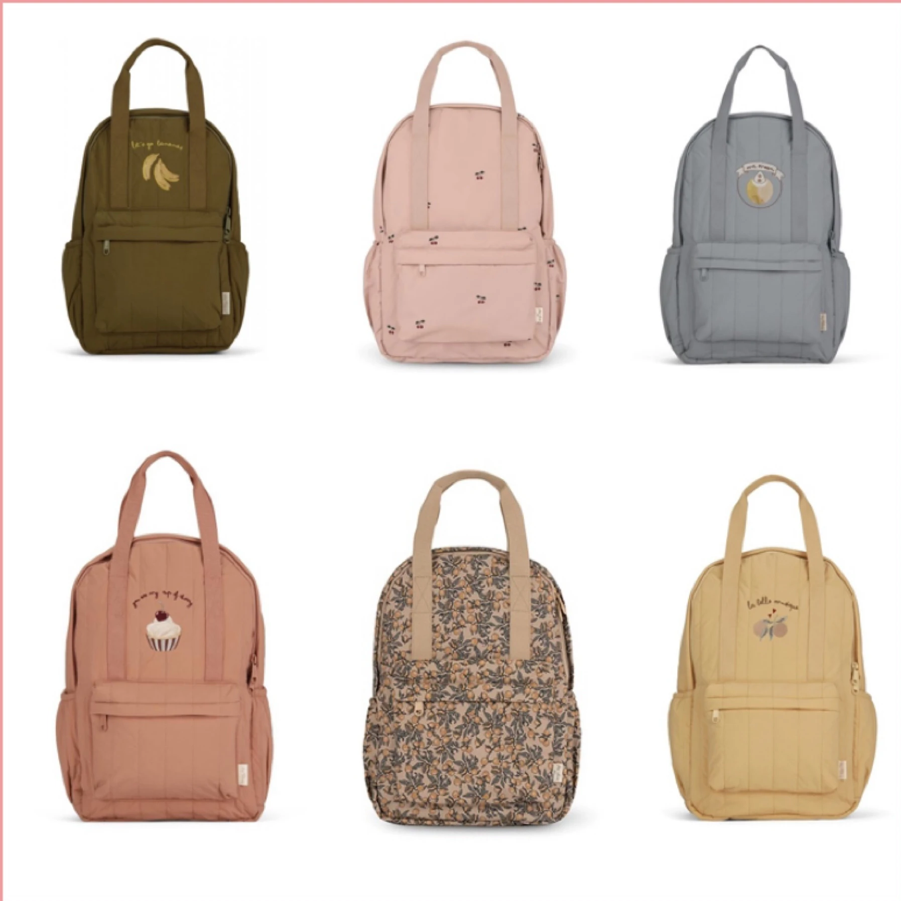 

KIBOUNUNUNU TAO Konges In Stock 2021 Kindergarten School Bag Small And Medium-sized Children Holiday Backpack Mommy Bag