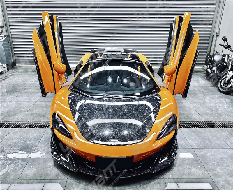 Кованый карбоновый Плетеный передний капюшон из углеродного волокна Bonnt