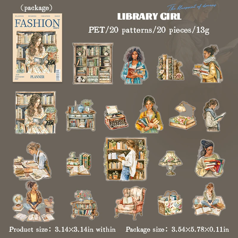 20 шт./лот, наклейки на день планировщика, наклейки сцены для девочек, сделай сам, мусорный журнал, бумажные наклейки, декор для планировщика, наклейка для скрапбукинга отель у овечек развивающие наклейки наш день