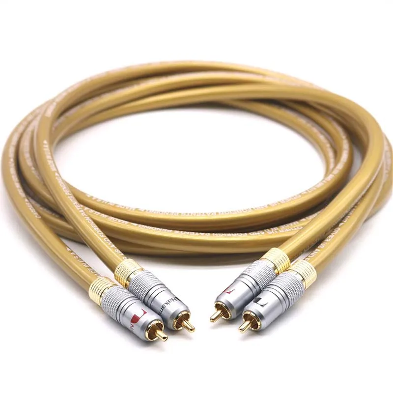 Аудиокабели Hifi Cardas, усилитель аудиокабеля HEXLINK GOLDEN 5C, CD, DVD-плеер, динамик, кабель RCA для соединения