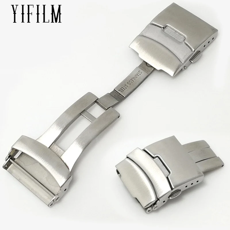 

Пряжка для ремешка для часов Seiko, металлическая застежка из нержавеющей стали, складная, 18 мм 20 мм 22 мм 24 мм