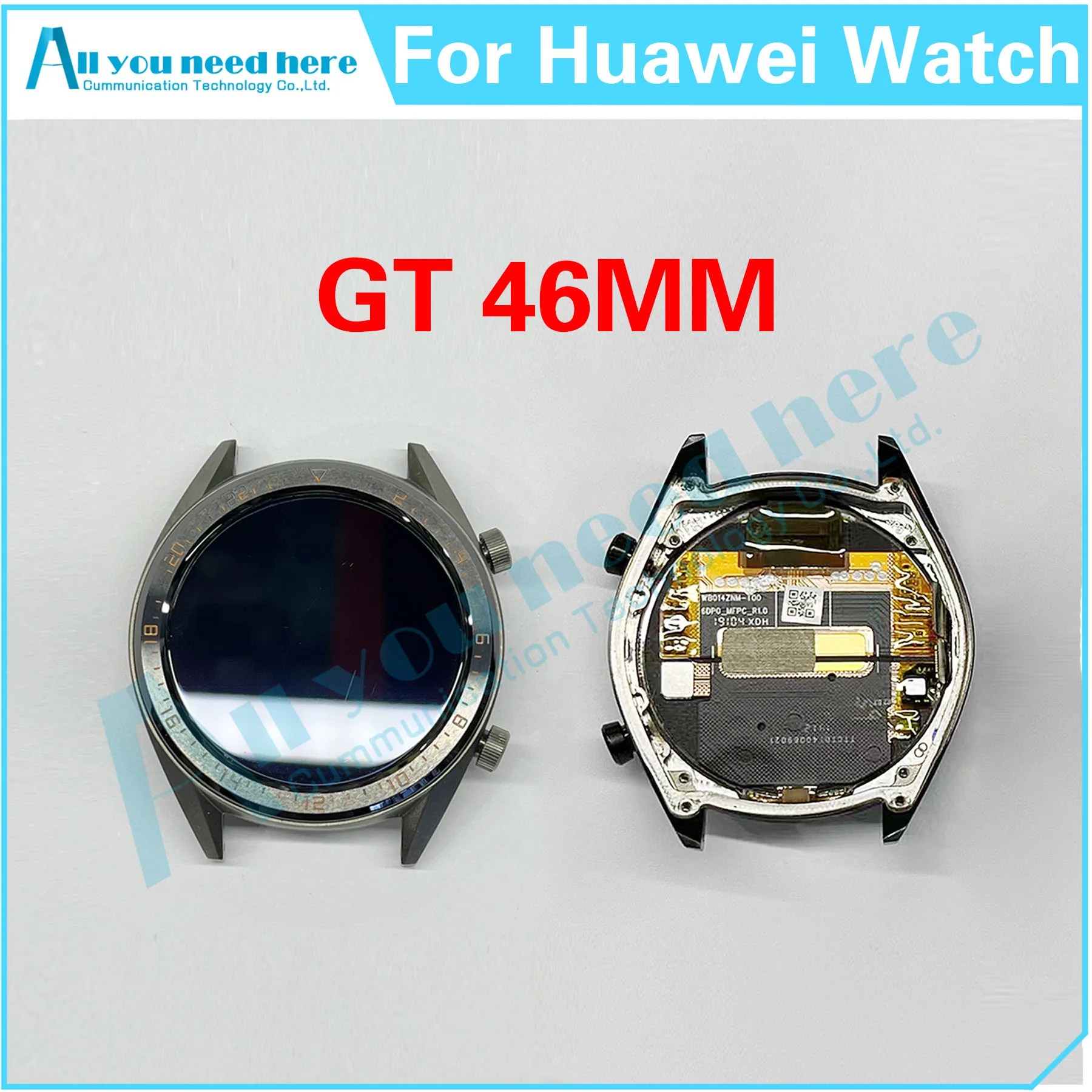 100% тест для Huawei Watch GT 46 мм FTN-B19 ЖК-дисплей, дигитайзер сенсорного экрана в сборе, запасные части, замена (art.: 3920cf93fa48d) - 3920cf93fa48d