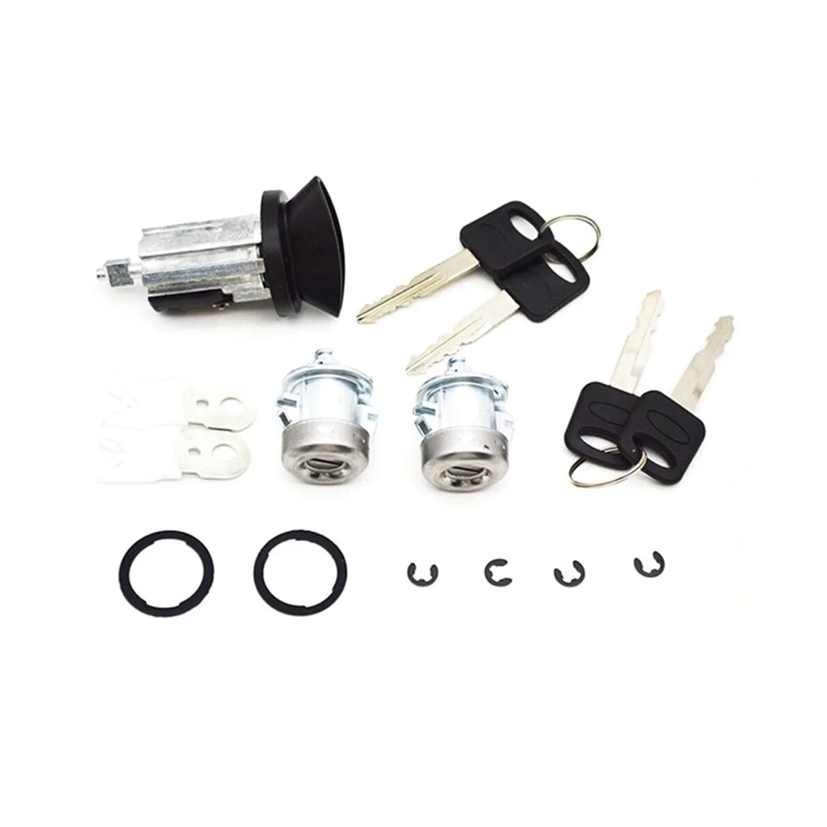 

5Pcs Ignition Switch Door Lock Kit LC6177 Dl588 597638 707624C C-42-195 for Ford Excursion F-150 F-250 F-350