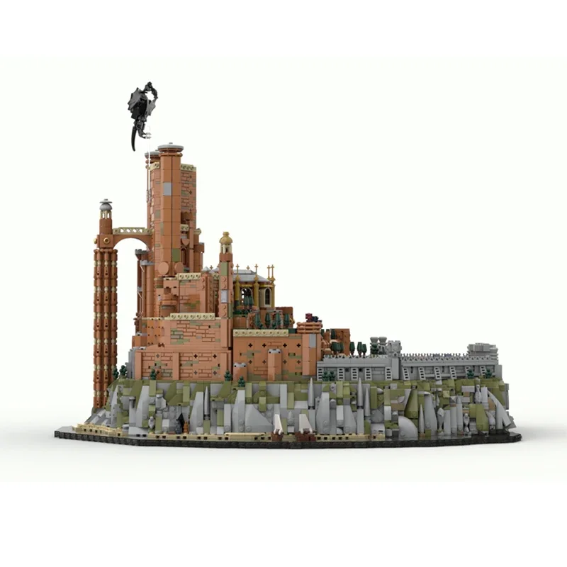 Фото 6962 шт. MOC игра престолов The Red Keep Castle средневековая обучающая творческая модель «сделай сам» строительные блоки №3