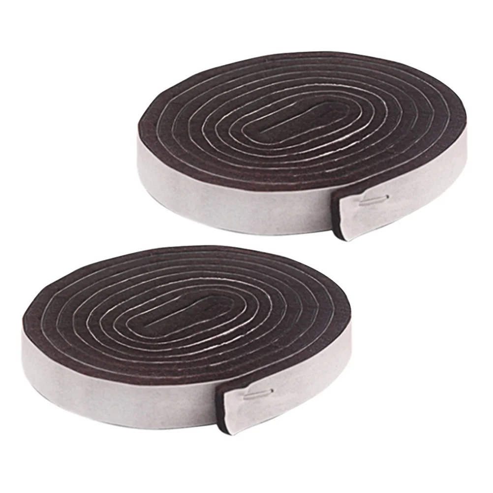 

2pcs Furniture Sliding Pads Heavy-Duty Self-Stick Felt Furniture Strip Home Supplies