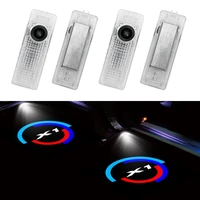 2pcs led car door logo welcome lamp shadow light for bmw x1 series 2014 2021 laser projector ghost light accessories
