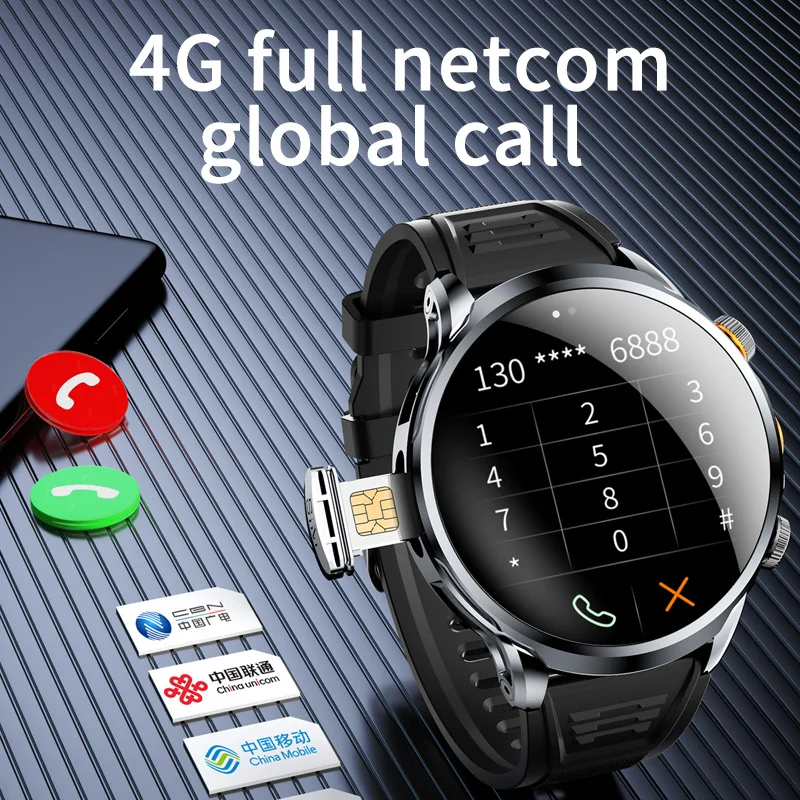 Смарт-часы 1 95 дюйма AMOLED 1100 мАч 5G/4G Android 9.0