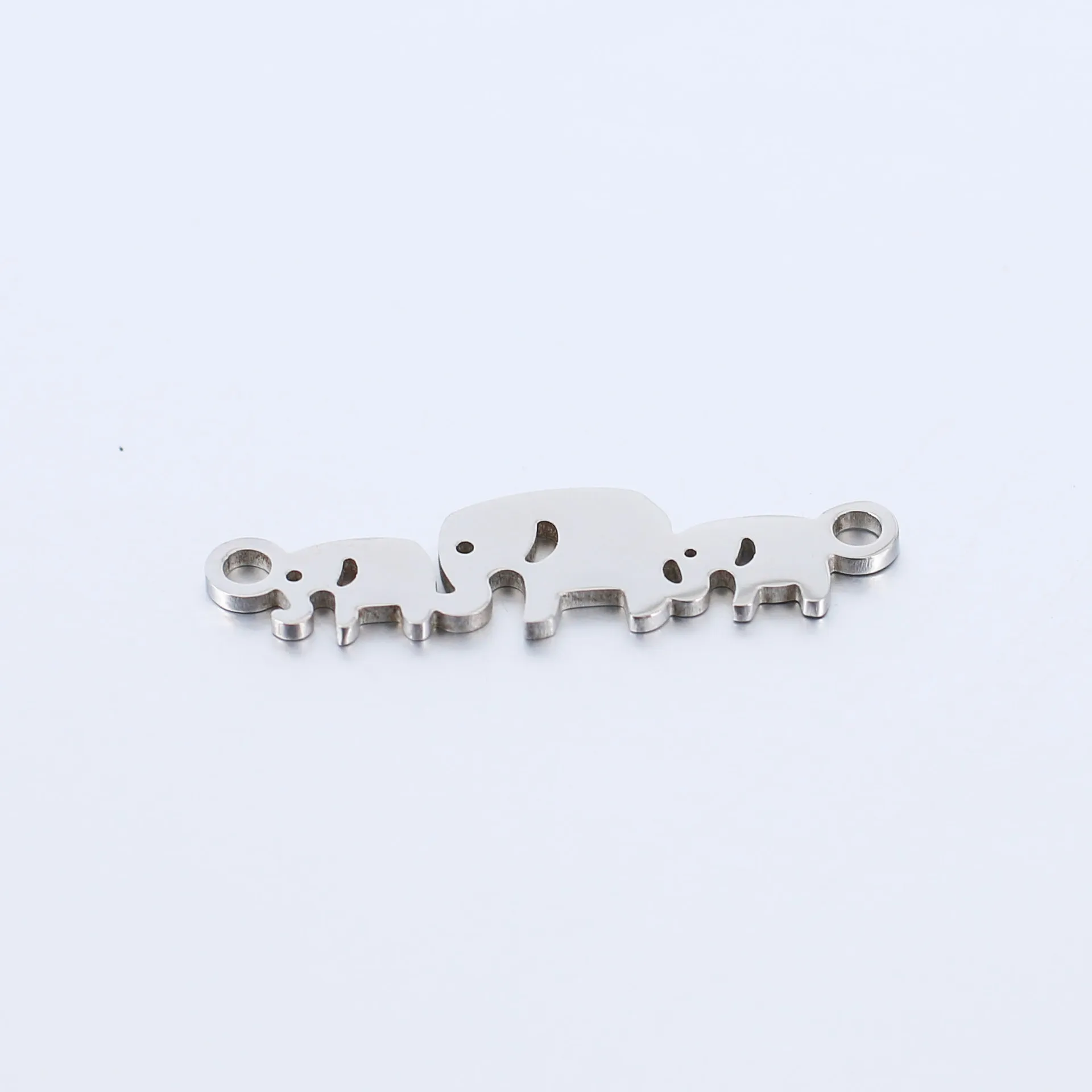 5Pcs/Lot Lovely Animal Elephant Family Pendants DIY for Earrings Bracelet Jewelry Making Charms Jewelry Crafting Accessories