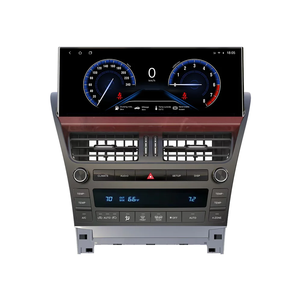 Android 10 6 + 128G Автомобильный DVD Радио мультимедийный плеер GPS ЖК-экран для Lexus LS460-600