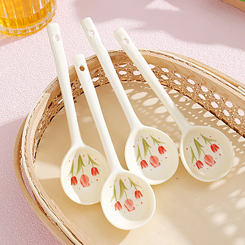 Керамическая Кофейная Ложка Для Супа Хлопья Джема Милая Бытовая Посуда