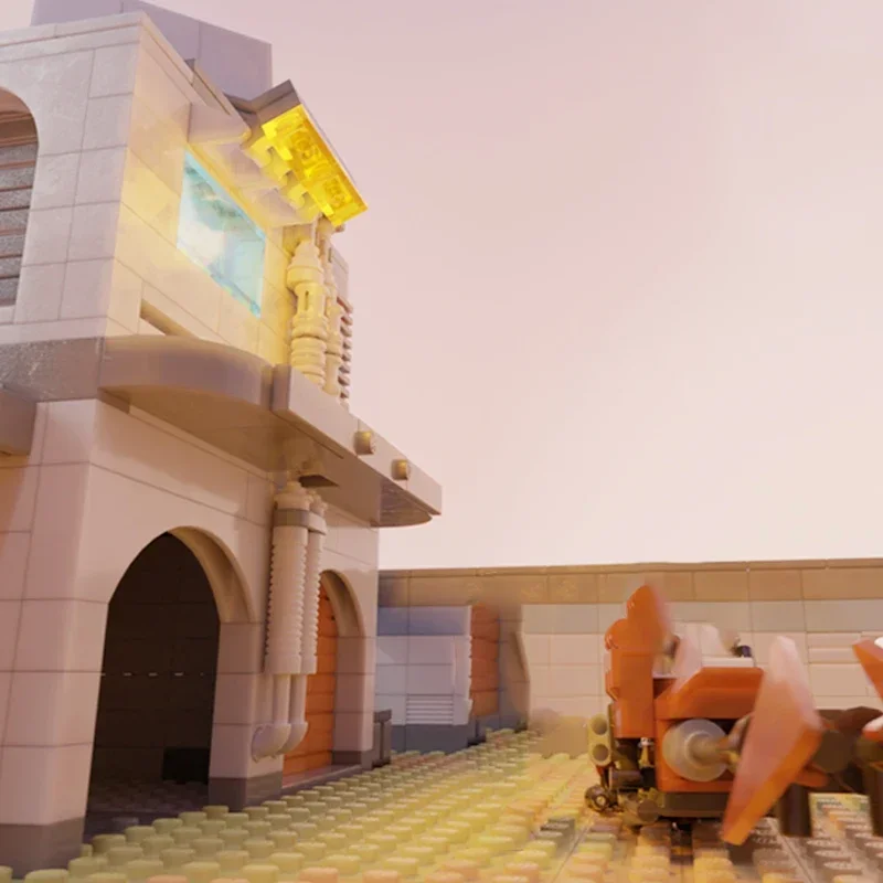 Звездный фильм Moc строительные кирпичи солдат бункер базовая модель