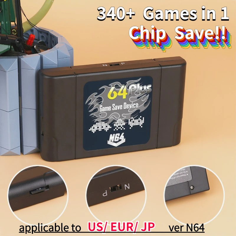 Cartucho 300 Jogos em 1 do Nintendo 64 Everdrive N64 - Game com Café.com