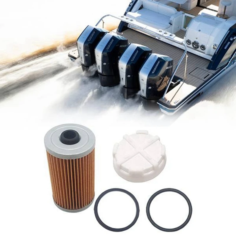 4X топливный фильтр 35-8M0093688 для Mercury Mercruiser GEN III Cool Elements 35-866171A01 2004 + MIE &amp Bravo 5.0L 5.7L мпай