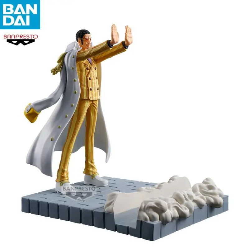 Фото В наличии подлинная фигурка BANDAI NAMCO ONE PIECE FigLife Sakazuki Borsalino Kuzan ПВХ аниме фигурка модель держатель для мобильного телефона игрушка в подарок №3