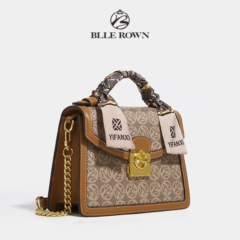 BLLE ROWN Женская Седельная Сумка Дизайнерская Роскошная На Плечо